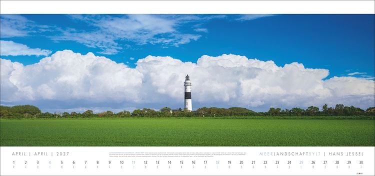 Produktbild: Meerlandschaft SYLT Kalender 2027 - Hans Jessel
