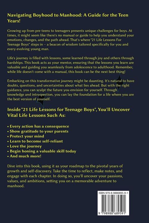 Produktbild: 21 Life Lessons For Teenage Boys