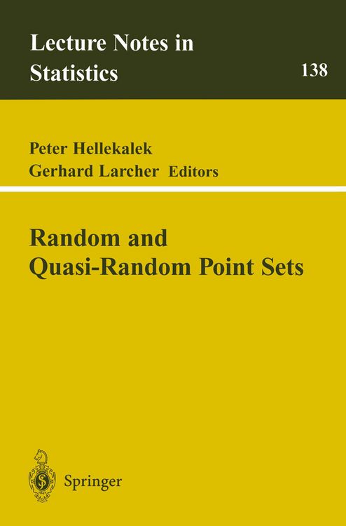 Produktbild: Random and Quasi-Random Point Sets