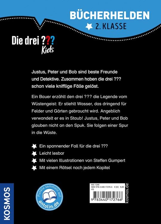 Die drei ??? Kids, Bücherhelden 2. Klasse, Der Wüstengeist