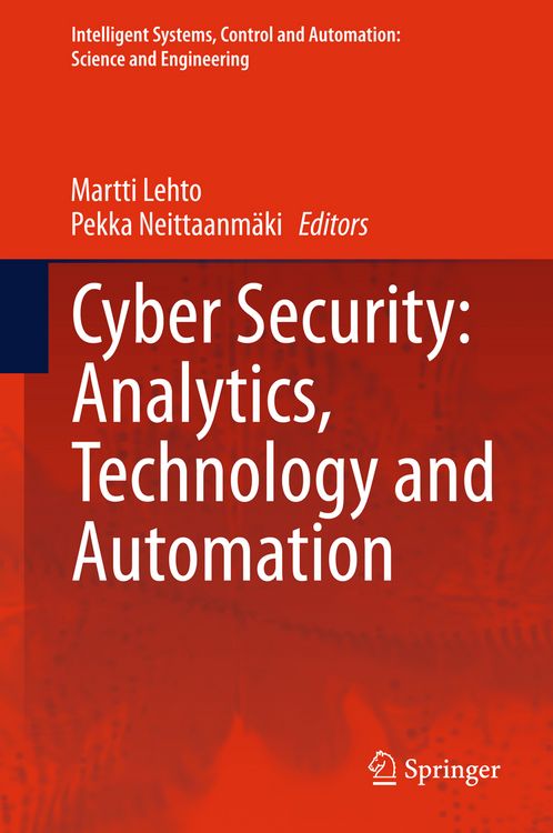Produktbild: Cyber Security: Analytics, Technology and Automation