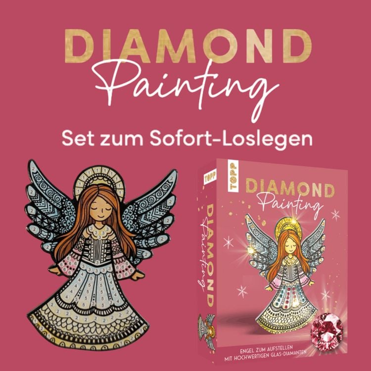 Produktbild: Diamond Painting Set Weihnachtsengel