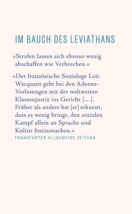 Produktbild: Der strafende Staat