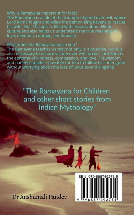 Produktbild: The Ramayana for Children and other short stories from Indian Mythology