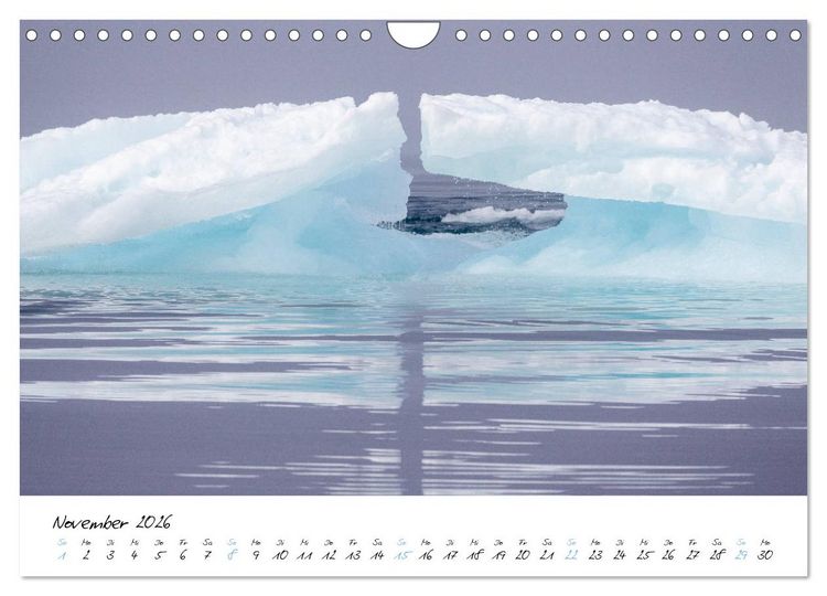 Produktbild: Heike Odermatt: 80&deg; Nord - Fotografien von Spitzbergen und Nordaustland (Wandkalender 2026 DIN A4 quer), CALVENDO Monatskalender