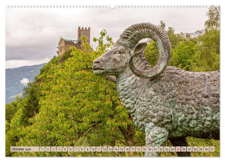 Produktbild: S&uuml;dtirol - Meraner Land (hochwertiger Premium Wandkalender 2026 DIN A2 quer), Kunstdruck in Hochglanz
