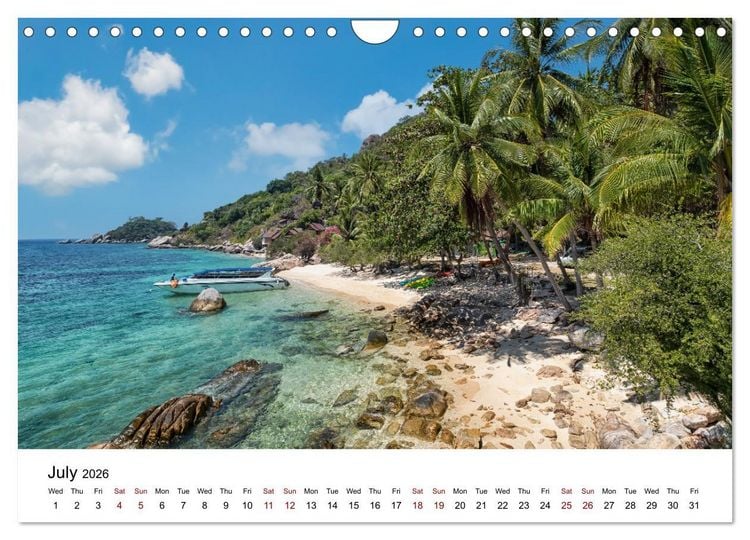 Produktbild: Thailand's Island Paradise (Wall Calendar 2026 DIN A4 landscape), CALVENDO 12 Month Wall Calendar