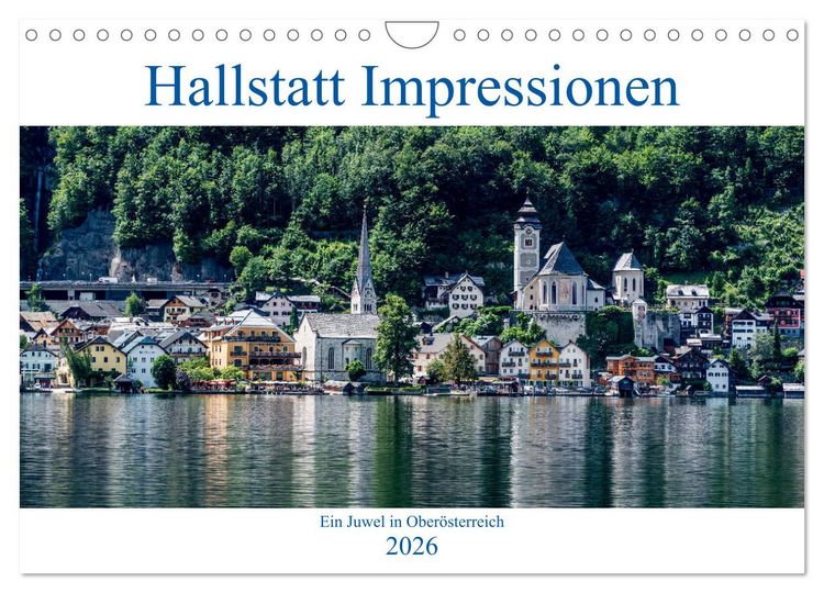 Produktbild: Hallstatt Impressionen (Wandkalender 2026 DIN A4 quer), CALVENDO Monatskalender
