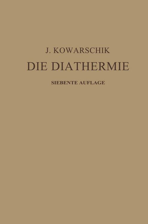 Produktbild: Die Diathermie
