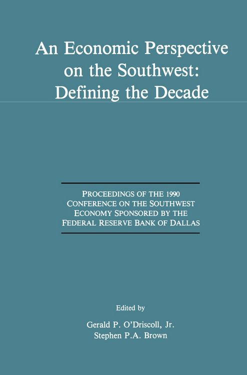 Produktbild: An Economic Perspective on the Southwest: Defining the Decade