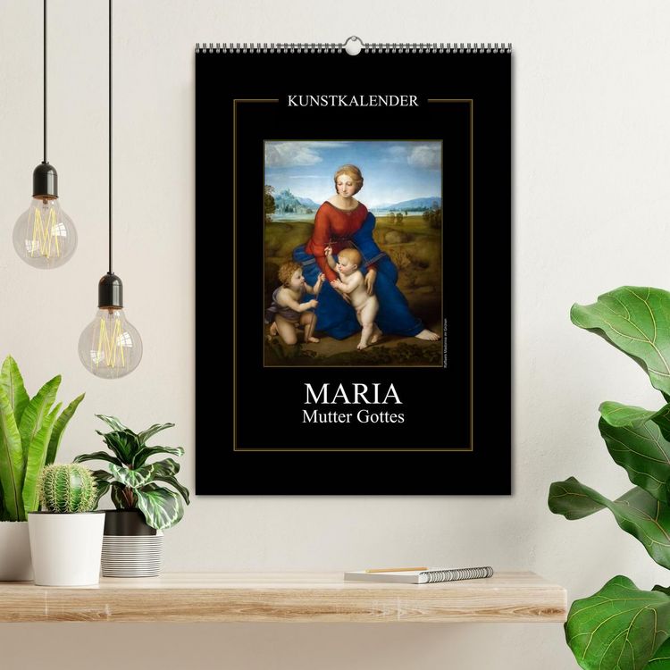 Produktbild: Maria - Mutter Gottes (Wandkalender 2026 DIN A2 hoch), CALVENDO Monatskalender