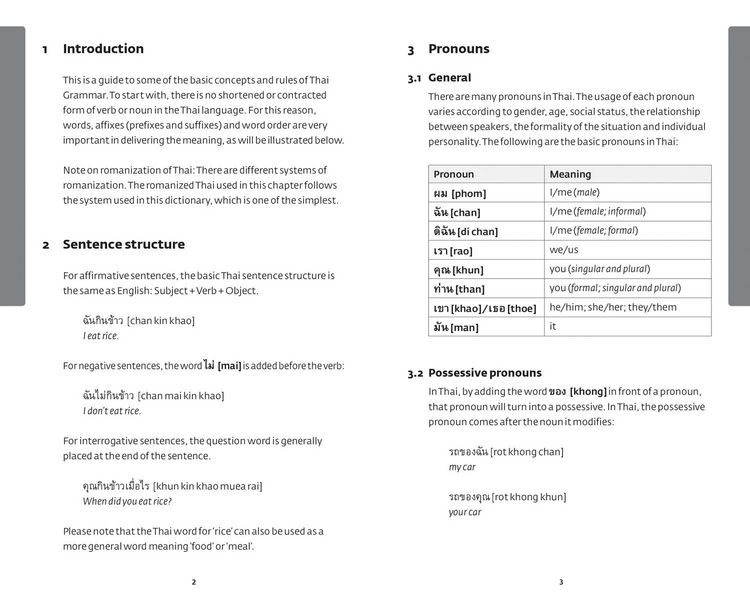 Produktbild: Thai Essential Dictionary