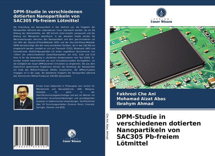 Produktbild: DPM-Studie in verschiedenen dotierten Nanopartikeln von SAC305 Pb-freiem L&ouml;tmittel