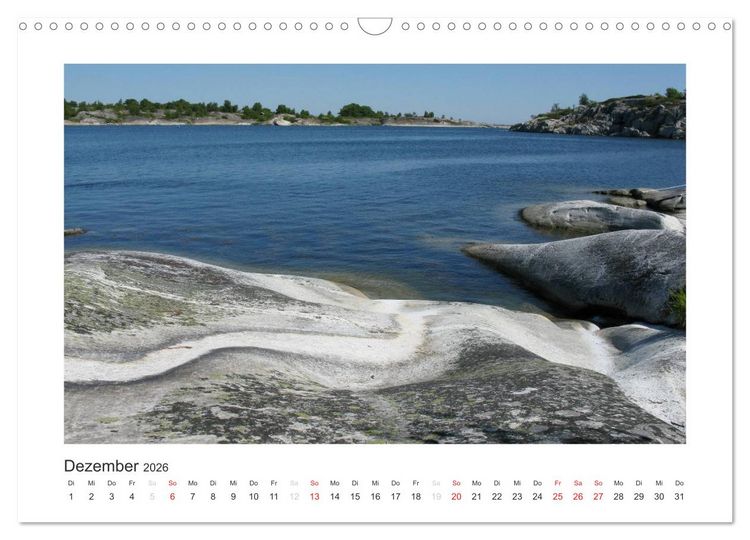 Produktbild: Stockholmer Sch&auml;rengarten (Wandkalender 2026 DIN A3 quer), CALVENDO Monatskalender
