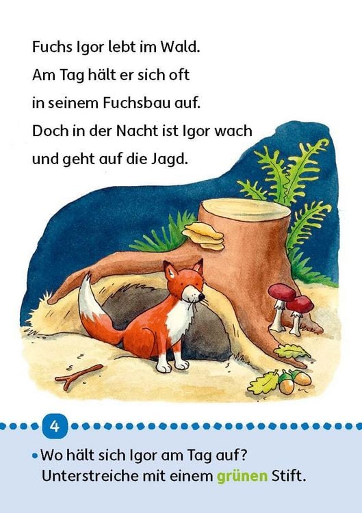 Produktbild: Lesen lernen 1. Klasse f&uuml;r Jungen und M&auml;dchen - Tiergeschichten