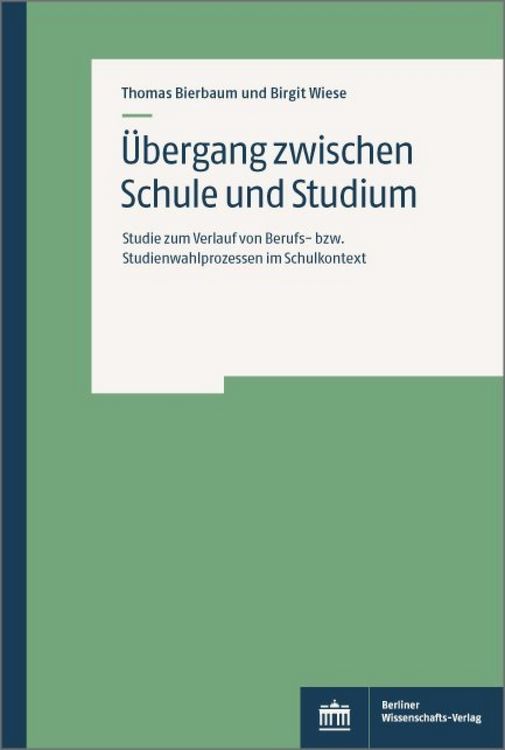 Produktbild: &Uuml;bergang zwischen Schule und Studium