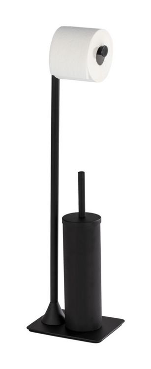 Produktbild: Stand WC-Garnitur Mod. Hella, Schwarz matt lackiert