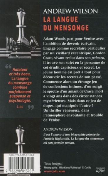 Produktbild: La langue du mensonge