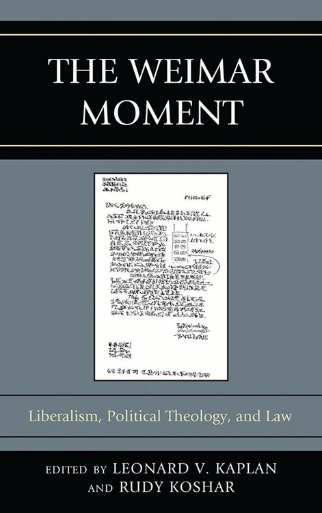 Produktbild: The Weimar Moment