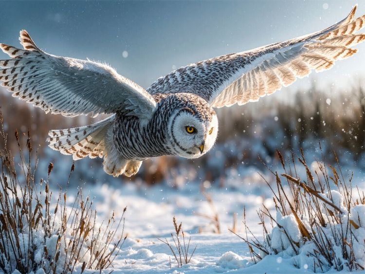 Produktbild: CALVENDO Puzzle Die Schneeeule - ihr Zuhause sind die Polarregionen | 1000 Teile Lege-Gr&ouml;&szlig;e 64x48cm Foto-Puzzle f&uuml;r gl&uuml;ckliche Stunden