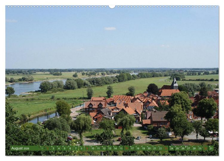 Produktbild: Hannoversches Wendland Vertr&auml;umtes Landleben (hochwertiger Premium Wandkalender 2026 DIN A2 quer), Kunstdruck in Hochglanz