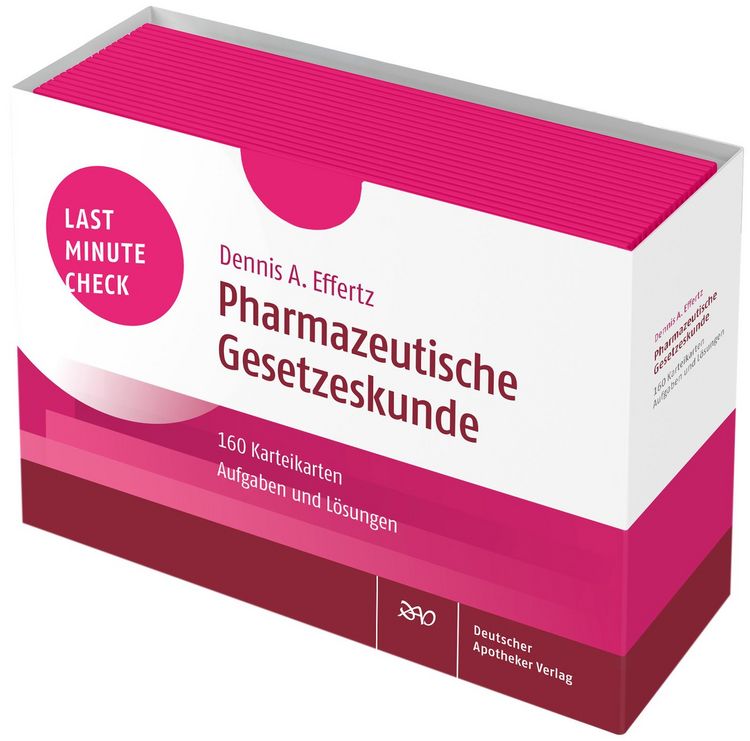 Produktbild: Last Minute Check - Pharmazeutische Gesetzeskunde