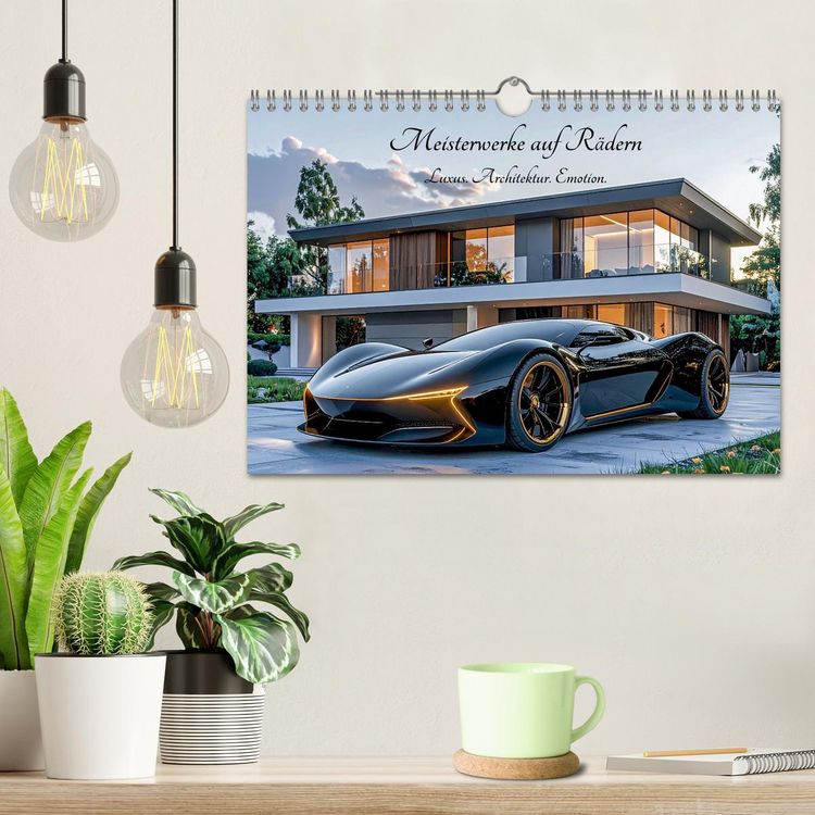 Produktbild: Meisterwerke auf R&auml;dern Luxus. Architektur. Emotion. (Wandkalender 2026 DIN A4 quer), CALVENDO Monatskalender