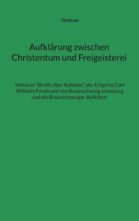Produktbild: Aufkl&auml;rung zwischen Christentum und Freigeisterei
