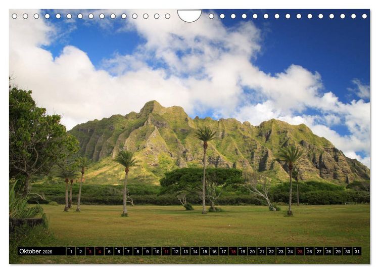 Produktbild: Wandern auf Hawaii - Berge im Pazifik (Wandkalender 2026 DIN A4 quer), CALVENDO Monatskalender