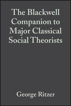 Produktbild: The Blackwell Companion to Major Classical Social Theorists