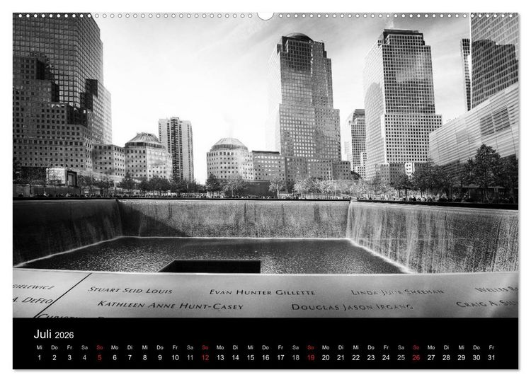 Produktbild: New York 2026 (Wandkalender 2026 DIN A2 quer), CALVENDO Monatskalender