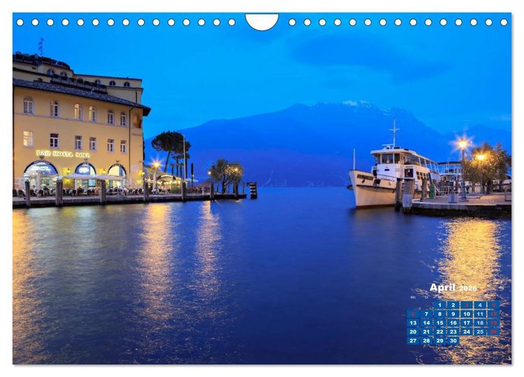 Produktbild: Riva del Garda - Perle des Gardasees (Wandkalender 2026 DIN A4 quer), CALVENDO Monatskalender