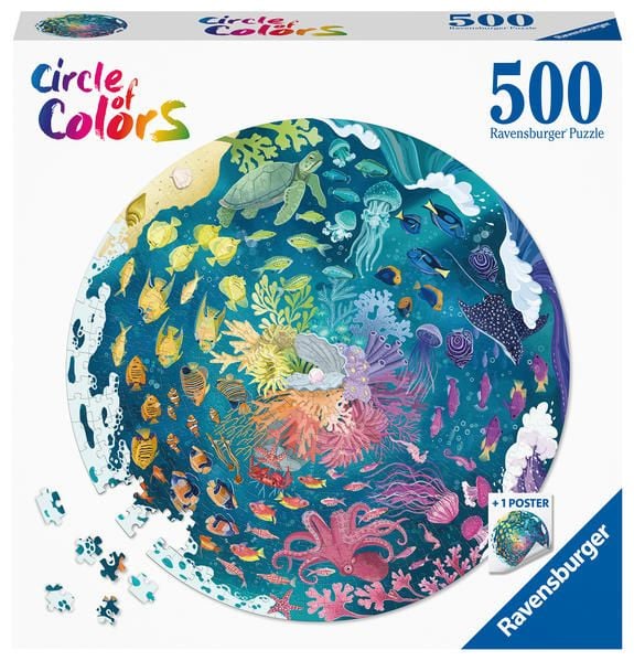 Produktbild: Puzzle Ravensburger Circle of Colors - Ocean 500 Teile
