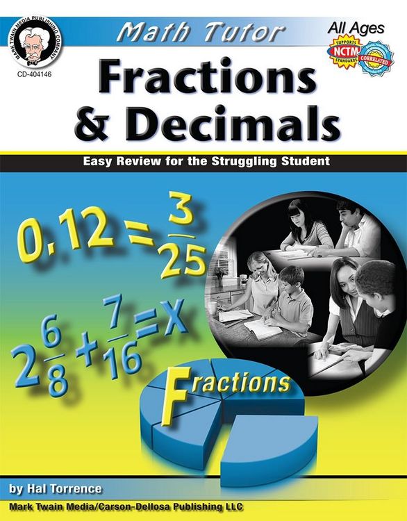 Produktbild: Math Tutor: Fractions and Decimals, Ages 9 - 14