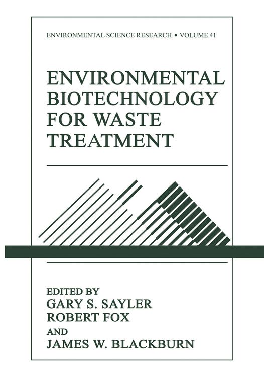 Produktbild: Environmental Biotechnology for Waste Treatment