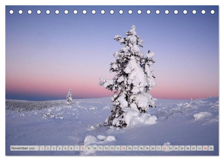 Produktbild: Zauberhaftes Finnland (Tischkalender 2026 DIN A5 quer), CALVENDO Monatskalender