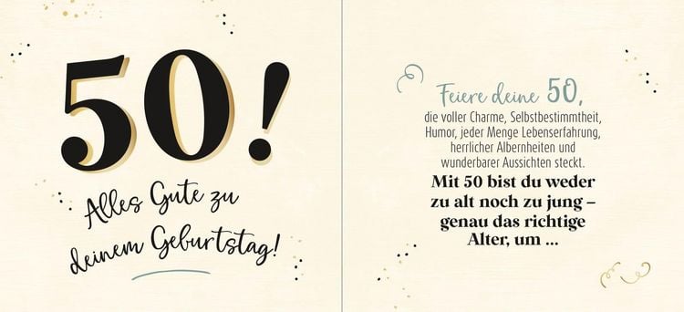 Produktbild: 50 - Genau das richtige Alter, um ...