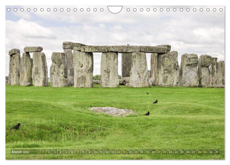 Produktbild: Mysterious Stonehenge (Wall Calendar 2026 DIN A4 landscape), CALVENDO 12 Month Wall Calendar