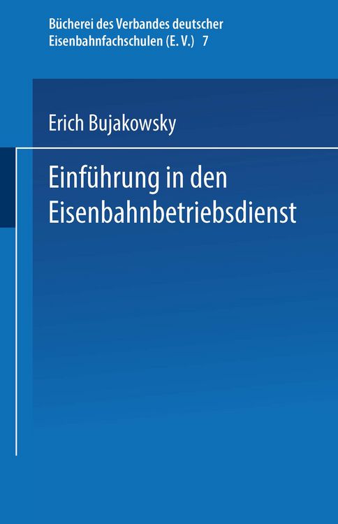 Produktbild: Einf&uuml;hrung in den Eisenbahnbetriebsdienst