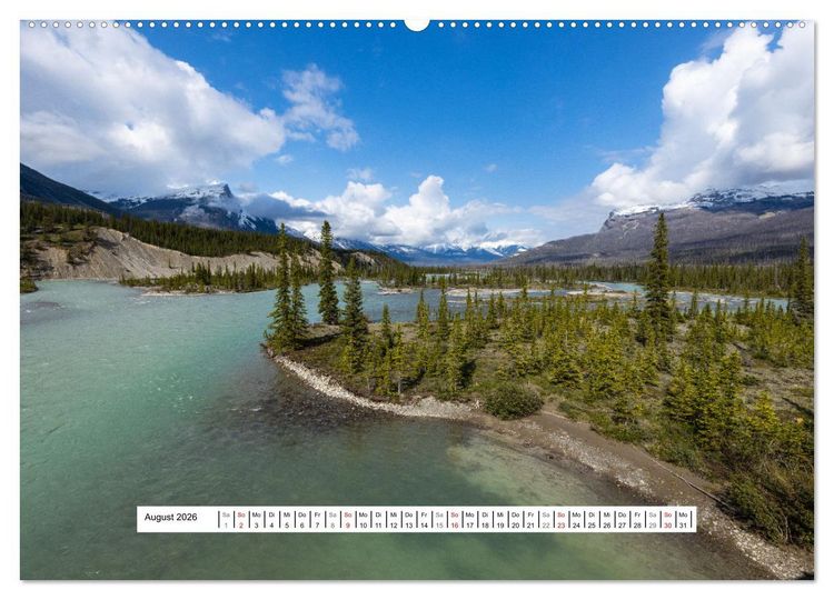 Produktbild: Die Kanadischen Rocky Mountains (hochwertiger Premium Wandkalender 2026 DIN A2 quer), Kunstdruck in Hochglanz