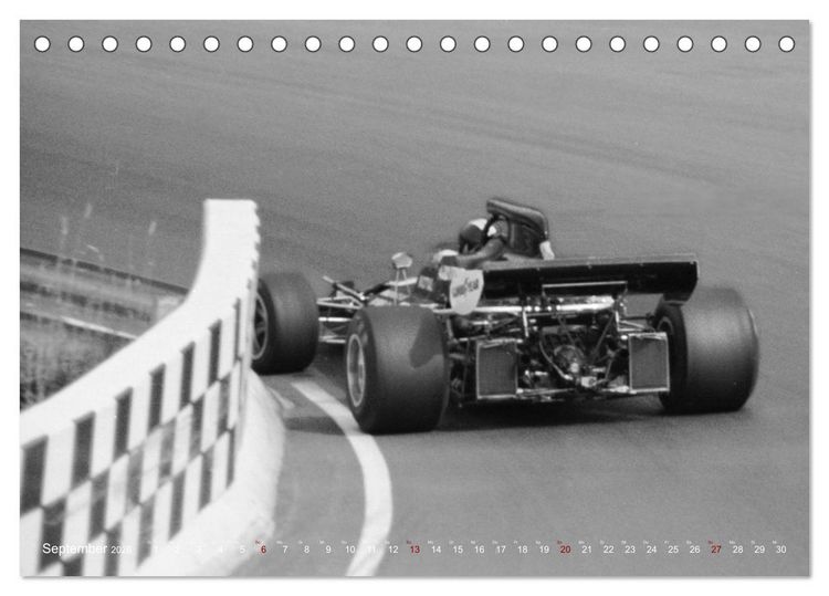 Produktbild: Grand Prix - Formel-Rennen 1972-1977 (Tischkalender 2026 DIN A5 quer), CALVENDO Monatskalender