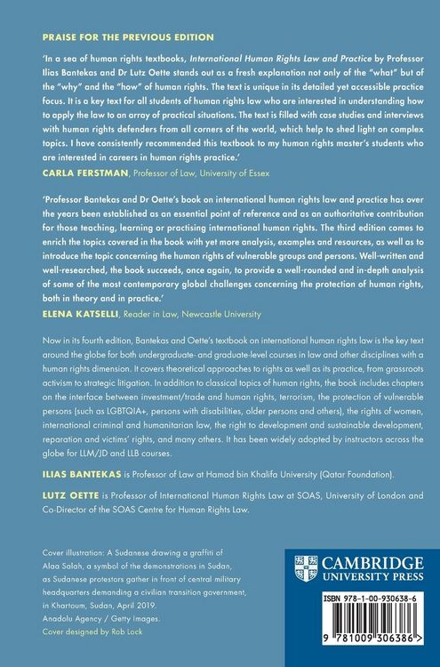 Produktbild: International Human Rights Law and Practice