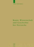 Produktbild: Kunst, Wissenschaft und Geschichte bei Nietzsche