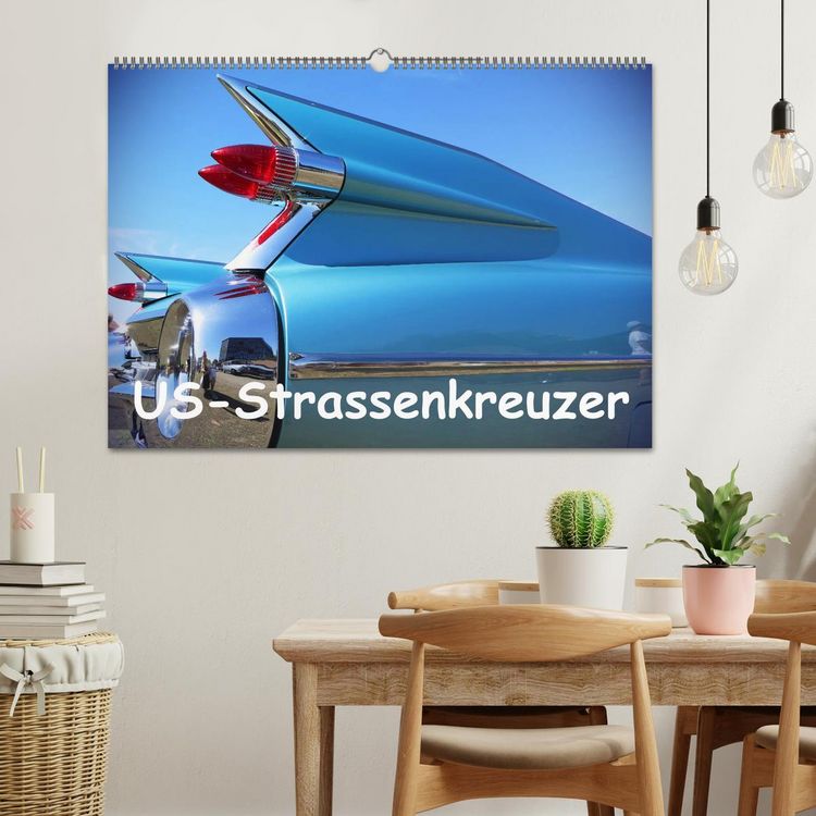 Produktbild: US-Strassenkreuzer (Wandkalender 2026 DIN A2 quer), CALVENDO Monatskalender