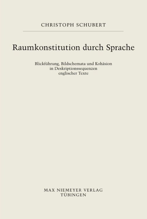 Produktbild: Raumkonstitution durch Sprache