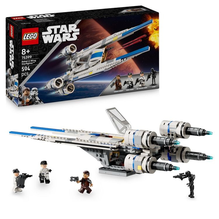 Bild vom Artikel LEGO Star Wars 75399 Rebel U-Wing Starfighter - Set mit 3 Minifiguren vom Autor 