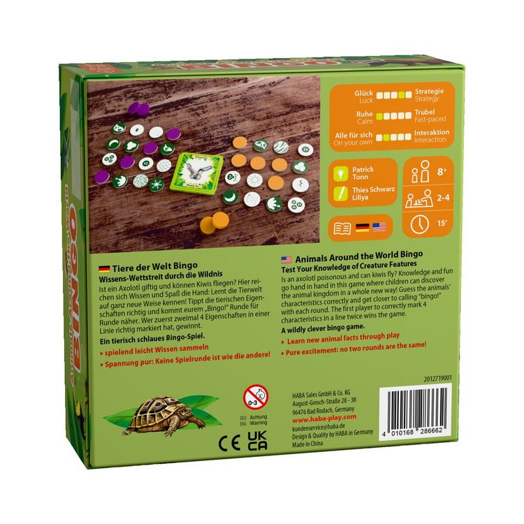 Produktbild: Tiere der Welt - Bingo