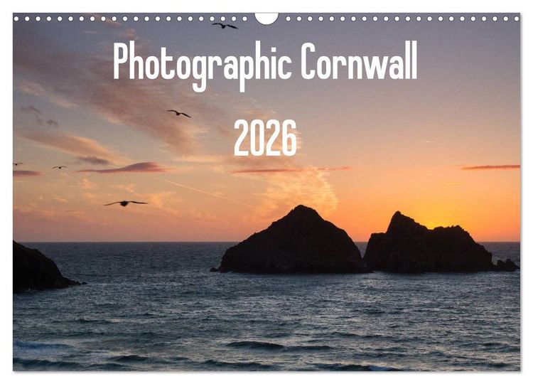 Produktbild: Photographic Cornwall 2026 (Wall Calendar 2026 DIN A3 landscape), CALVENDO 12 Month Wall Calendar