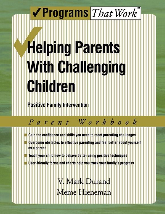Produktbild: Helping Parents with Challenging Children, Parent Workbook