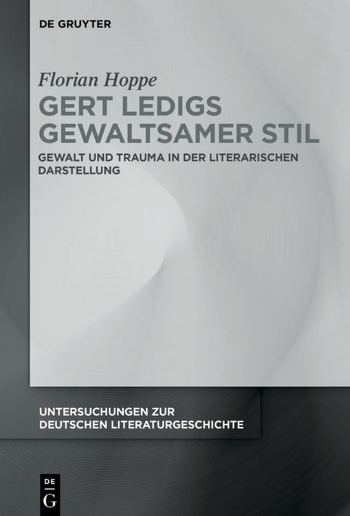 Produktbild: Gert Ledigs gewaltsamer Stil